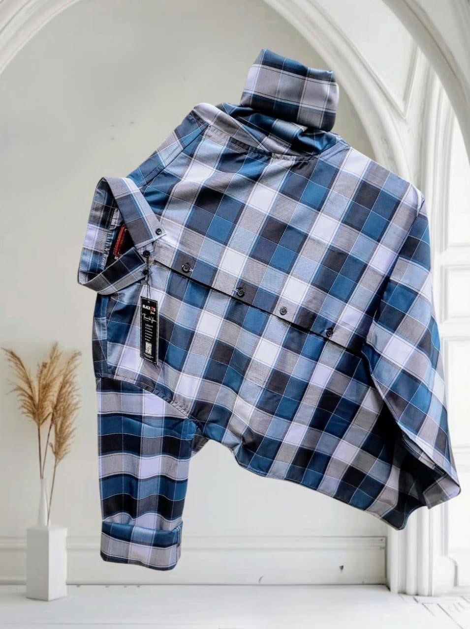 Casual Check Shirt BX-302